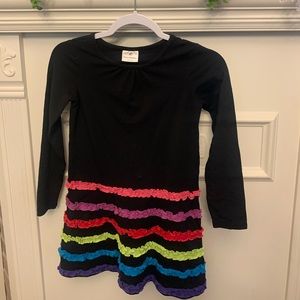 Hanna Andersson knit ruffle dress sz 130